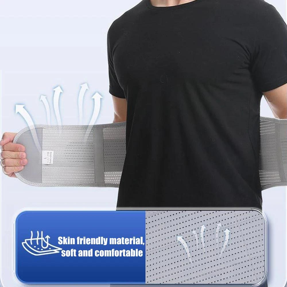 Back Support Bracket for Lower Back Waist Waist Support Belt Breathable Adjustable Non-slip Waist Support for Women/men Work