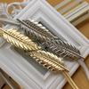 Golden Leaf Belts for Women Rhinestones Belt Girlfriend Bridal Gowns Belts Metal Luxury Ribbon Belts Wedding Sash Gift
