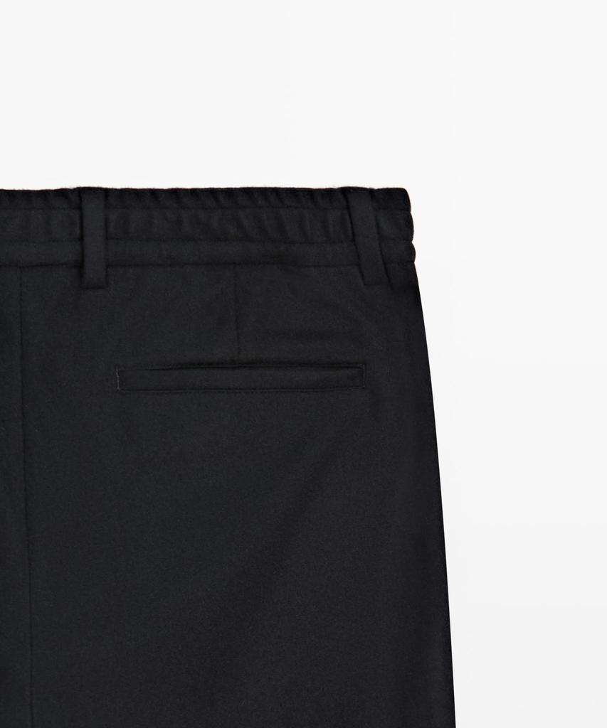 Masimodutti Wool Blend Trousers