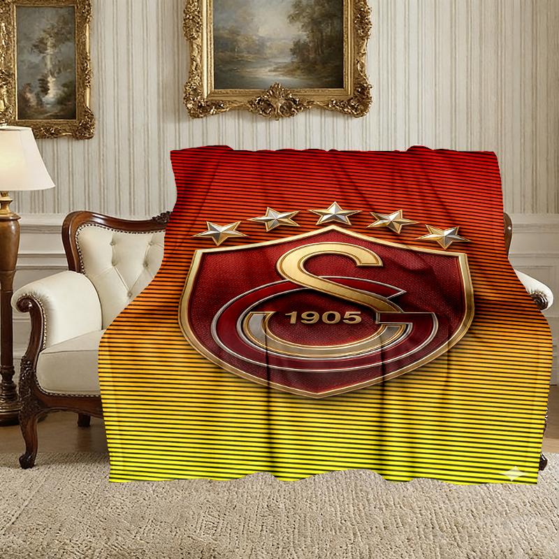 Galatasaray SK Blanket, Valentine's Day, Halloween, Thanksgiving Gift Blankets, Home Blanket for Bed and Couch Use