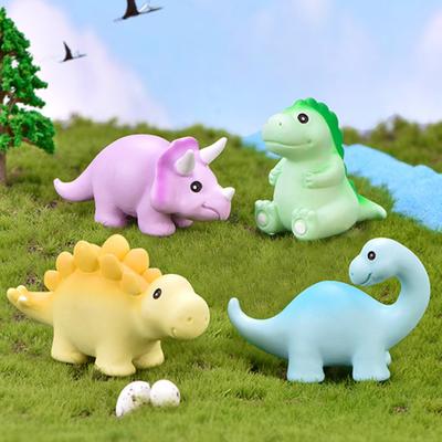 Layout-Requisiten, Dinosaurier-Figur, exquisite Verarbeitung, Kunstharz, Mikrolandschaft, fröhliche Dinosaurier-Dekoration für den Schreibtisch