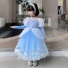 2025 Spring Cinderella Princess Gown for Girls - Halloween Dress