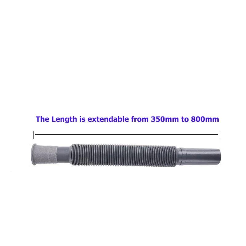 Universal Plastic Flexible Kitchen Basin Strainer Sink Extension Washbasin Drain Hose Pipe For Bathroom Kitchen Accessories