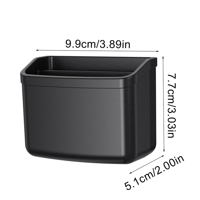 Car Seat Storage Box Multifunction Car Side Pocket 2 Compartments Car Organizers And Storage With Phone Charging Hole Car