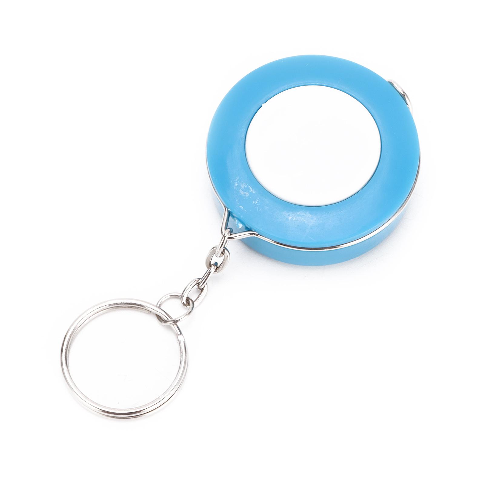 

Мягкая рулетка Мини Цветная Форма брелока Выдвижная линейка для ткани Шитье Портной Ткань Вязание Синий синий