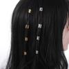 60pcs Dread Locks Hollow Out Hair Ring Metal Cuff Clips Hair Braiding Dreadlocks Beads DIY Dirty Braids Hair Braid Tubes Decor