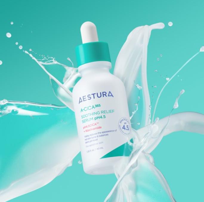 Aestura A-CICA 365 Beruhigendes Reparaturserum pH 4,5 für empfindliche Haut und Haut mit Pickelmalen