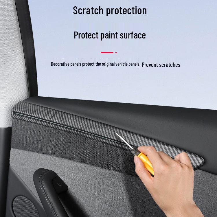 Tesla Model Y/YL Six-Seater Door Trim Decorative Panel Sticker