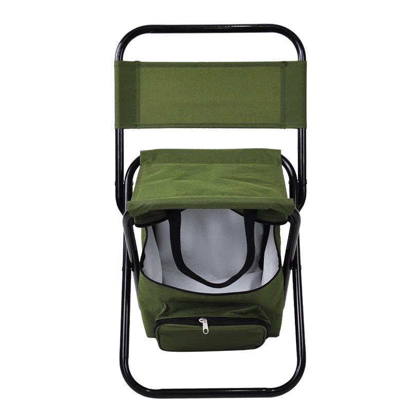 Kaimashi Outdoor Foldable Cooler Chair with Backrest