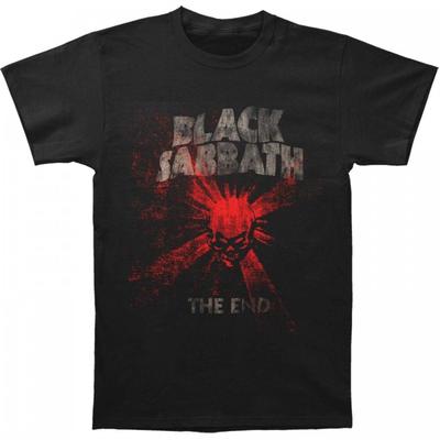 Black Sabbath Unisex Yetişkin The End Kafatası Parlak Tişört