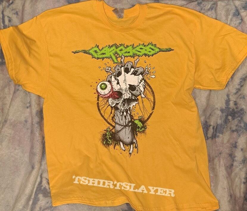 Vintage 2022 USA Tour Carcass Band Yellow Shirt S to 5XL AA757 Unisex T-Shirt M