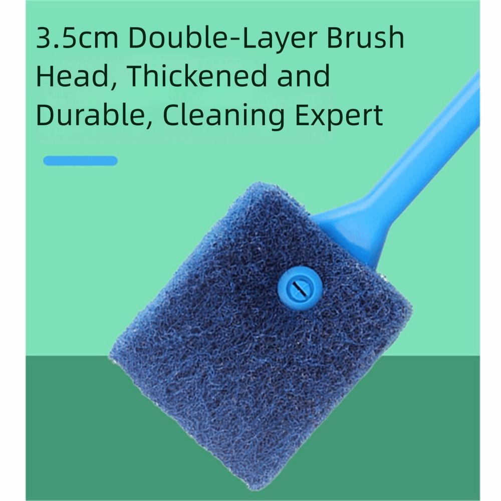 Window Scraping Fish Tank Cleaning Brush Double Sided Sponge Algae Scraper  Glass Acrylic Fish Tank