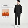 Li-Ning Versatile Round Neck Long Sleeve Comfortable Sweatpants Commuter Hoodie Set Men Sets AWDTB37-12+AKLUA75-5
