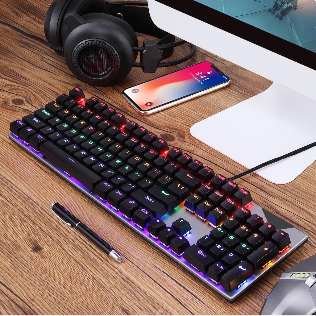 ROB High-Performance Wired Luminous Mechanical Gaming Keyboard