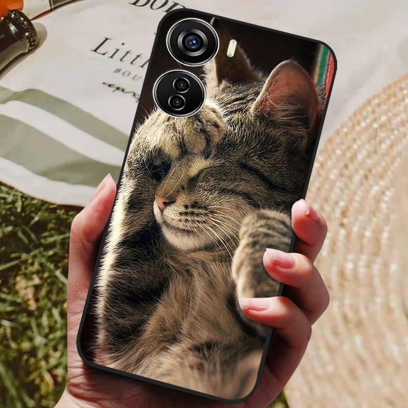 For ZTE Nubia Neo 5G Case 8150N Black Silicone TPU Soft Phone Cover for Coque Nubia Neo 5G Protective Back Shells Cute Fundas