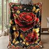 Elegant Pink Satin Bow with Lace and Butterflies Theme blanket Lightweight Warm Flannel Blanket Decorative Throw Blanket for Home Decoration