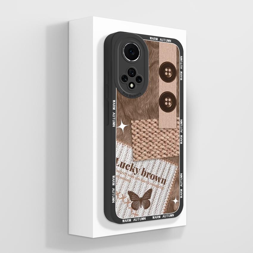 For Huawei Nova 9 10 11 Pro Y60 Y72 Phone Casing Pretty Watercolor Flowers Patterns Liquid Silicone Anti Drop Premium Protection Cover For Huawei Case