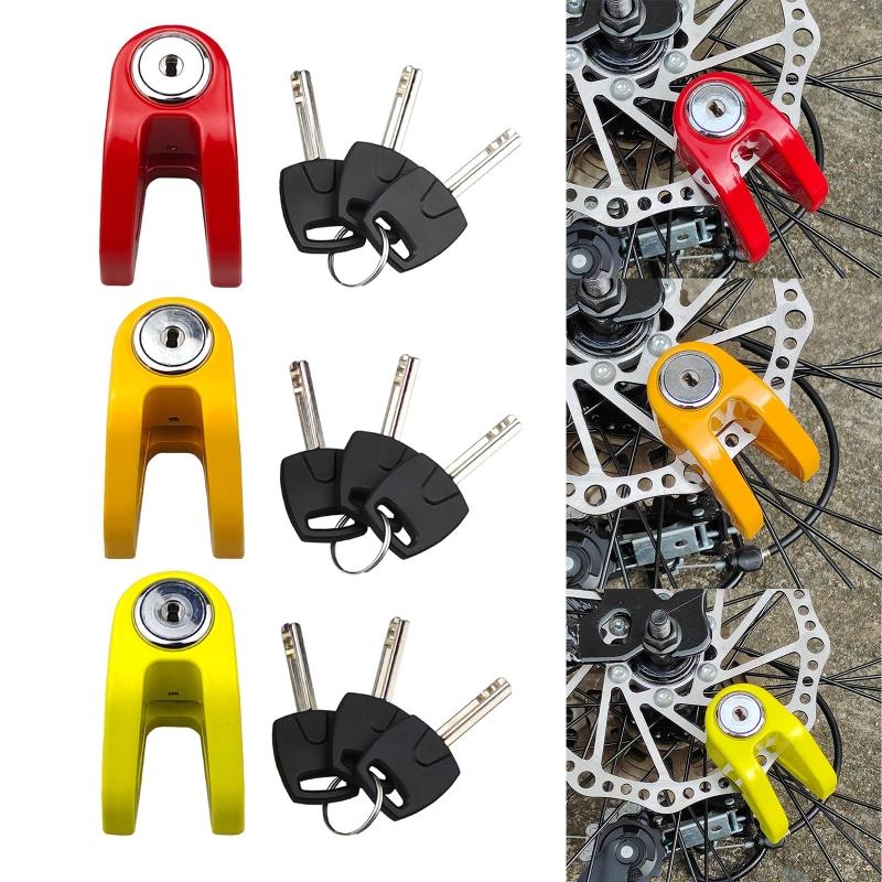 Anti-Theft Safety Security Lock Motorcycle Bicycle Lock Steel Mountain Road MTB Bike Cycling Rotor Disc Brake Wheel Lock