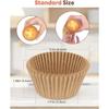Non-stick 200pcs Standard Cupcake Liners for Baking, Natural, Food-grade Cupcake Wrapper, Greaseproof Parchment Muffin Liners