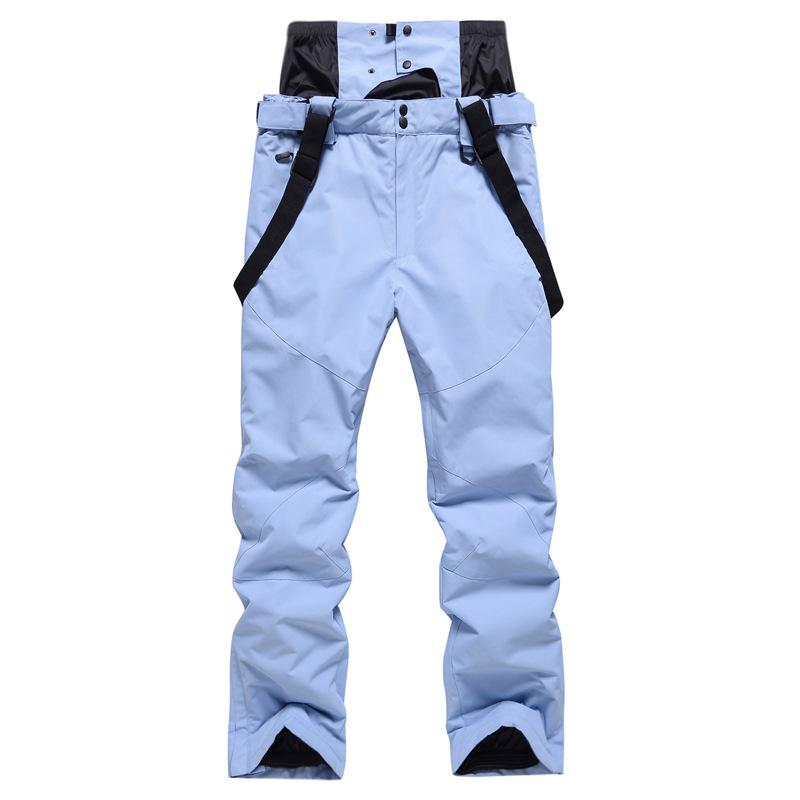 Youth Snowboard Double-layer Waterproof Windproof Warm Ski Pants