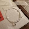 Sterling Silver 925 Adjustable Eight Directions Wealth Bracelet - Chubby Ball Design, Perfect Silver Jewelry Gift for a Best Friend