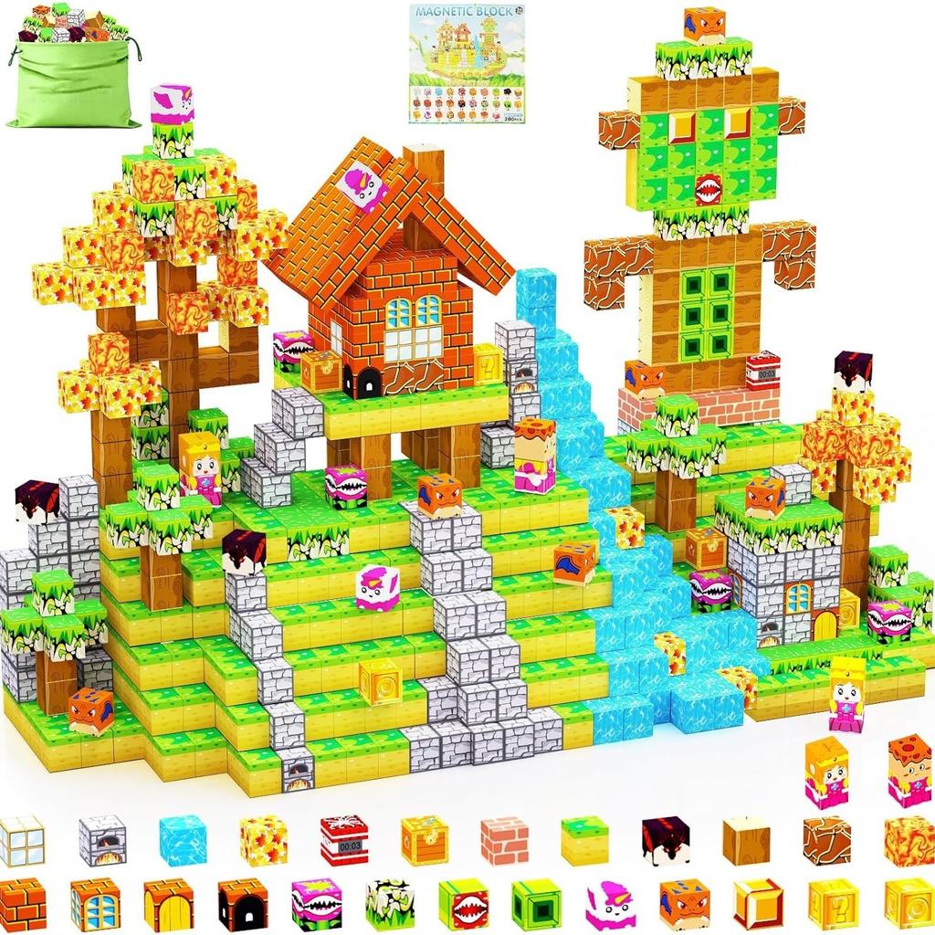 Magnetic Block Magnetic Building Block Large Fenglin Adventure Park Park Educational Toy