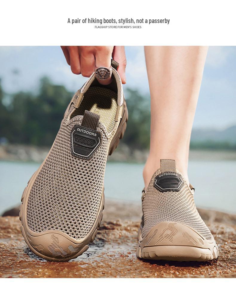2025 Men's Summer Mesh Sandals: Lightweight, Breathable Outdoor Casual Shoes