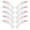 10pcs  Bag 2.35mm 1.8m 2‑In‑1 Pin Type Electrode Lead Wires Cable for TENS Unit Physiotherapy