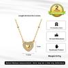 Sparkling Heart Pendant Necklace 316 Stainless Steel Gold Tone With 5A Zircon Rhinestones Adjustable Chain Women Necklaces