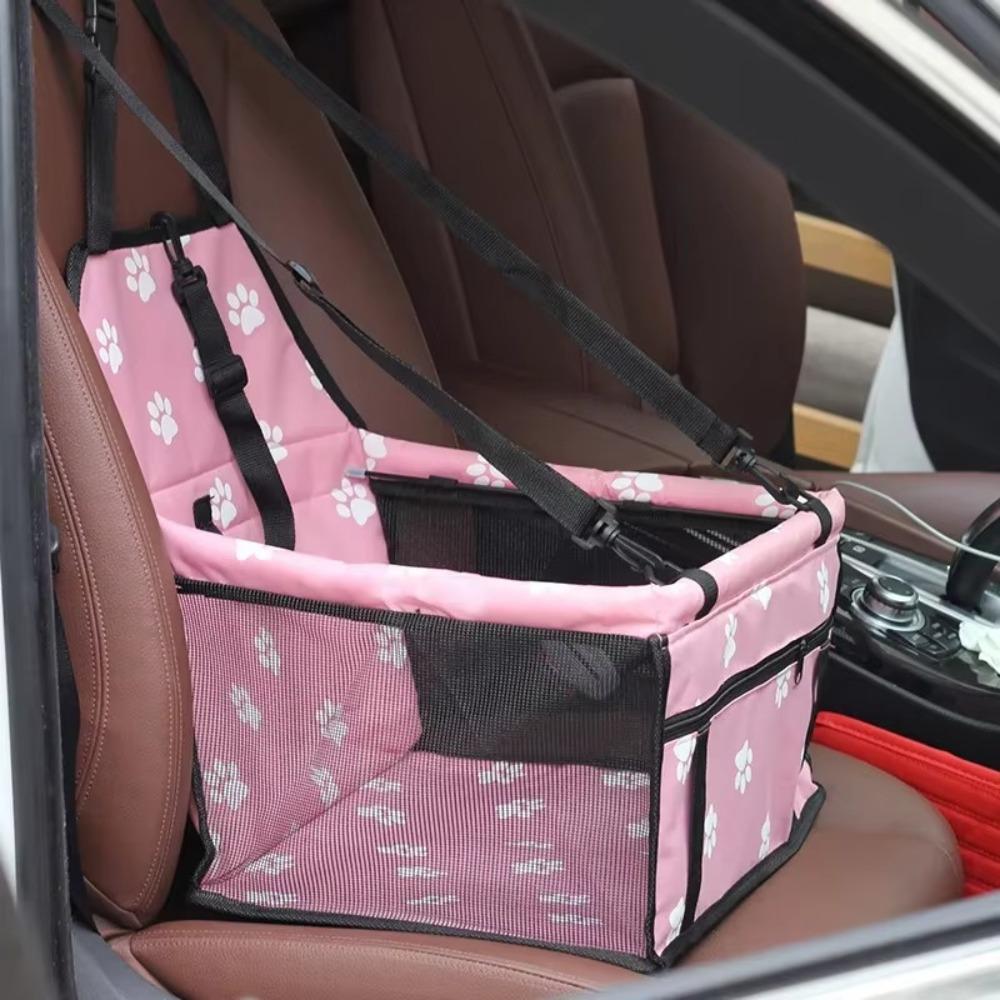 Safe Waterproof Dog/Cat Car Seat Cushion Scratch Proof Foldable Pet Carrier Bag Hanging Pet Safety Bag Travel