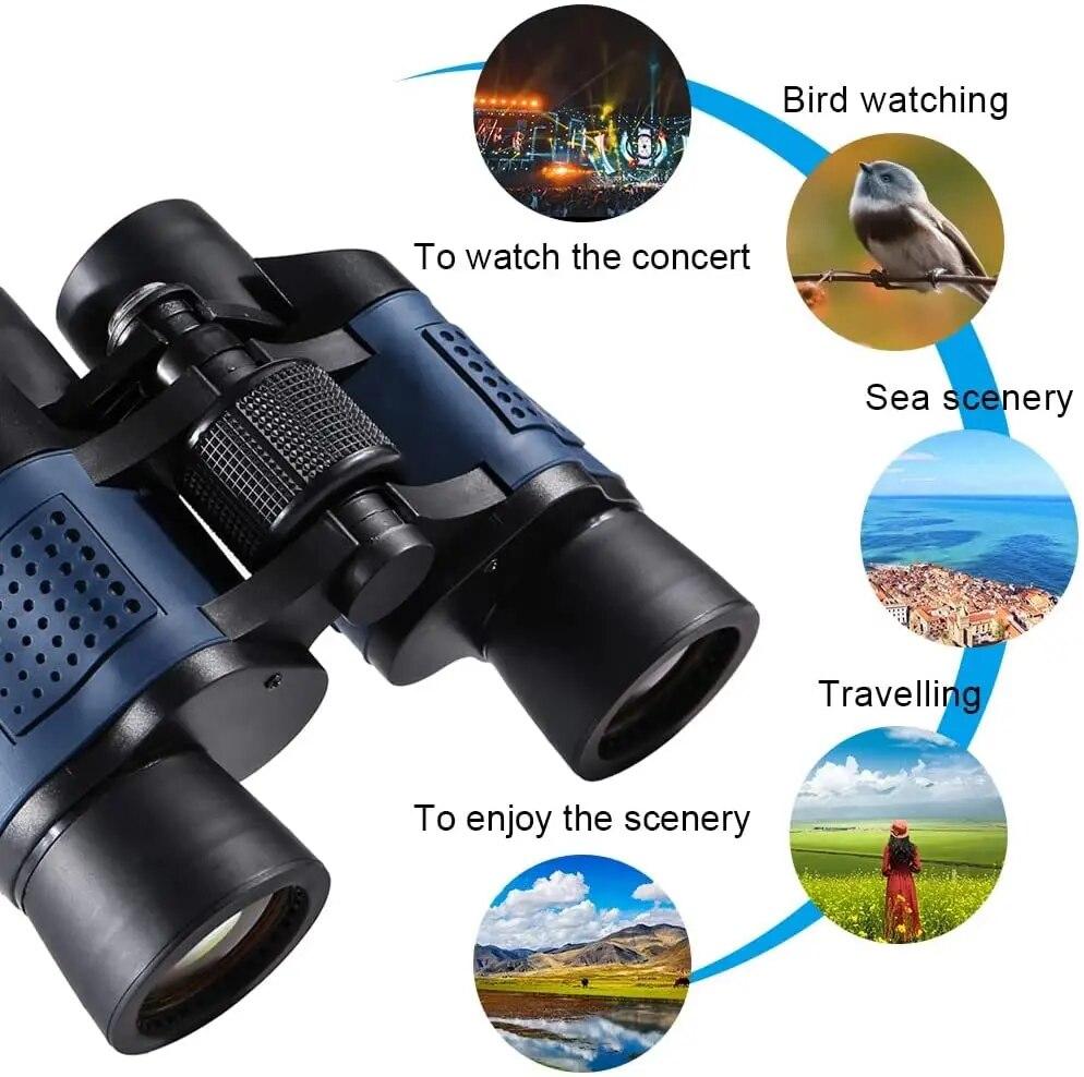 Binoclu cu rază lungă de acțiune Telescop profesional cu vedere nocturnă Hd 10000m pentru sporturi în aer liber/campare/vizionarea unui concert