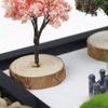 Japanse Zenes Tuin voor Bureau Hout Zand Tuin Zenes Decoraties Meditaties Cadeau Sensorische Therapie Tool Mindfulness Emotioneel