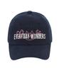 LMR Drawing Graphic Lettering Ball Cap Navy