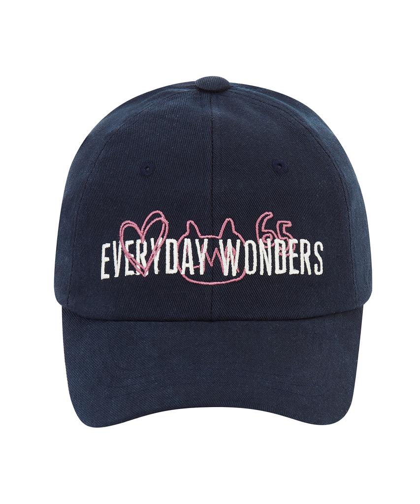 LMR Drawing Graphic Lettering Ball Cap Navy
