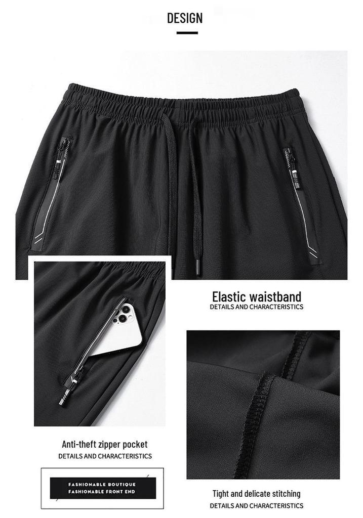 Versatile Plus Size Sports Three-Quarter Pants: Unisex Double Layer, Anti-Exposure, Summer Favorite