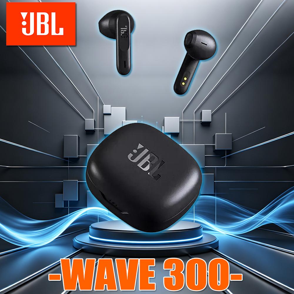 JBL WAVE 300TWS Wireless Bluetooth Headphones, Sports Waterproof Headphones with Subwoofer, High-quality In-ear Music Headphones
