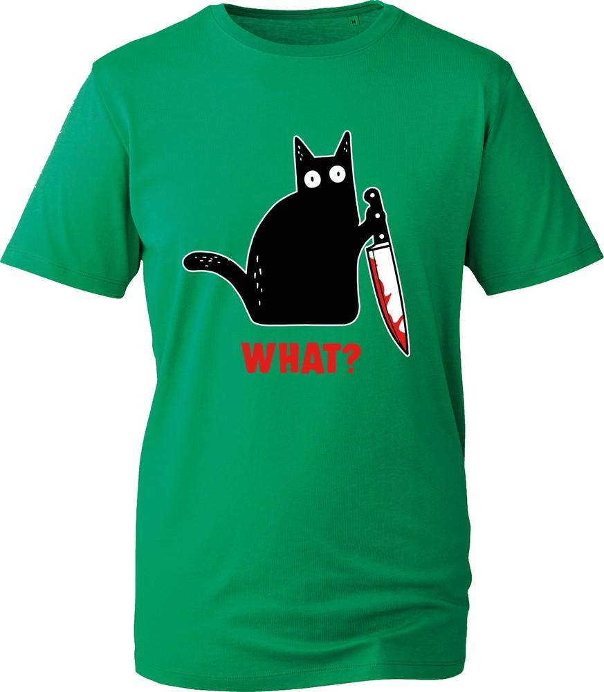 What Killer Cat Halloween T Shirt Scary Funny T Shirt Unisex T Shirt Tee Top S