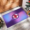 Fiorentina FC Soccer Football Pattern Soft Area Rug Non Slip Indoor Floor Carpet Sports Decor Mat for Bedroom