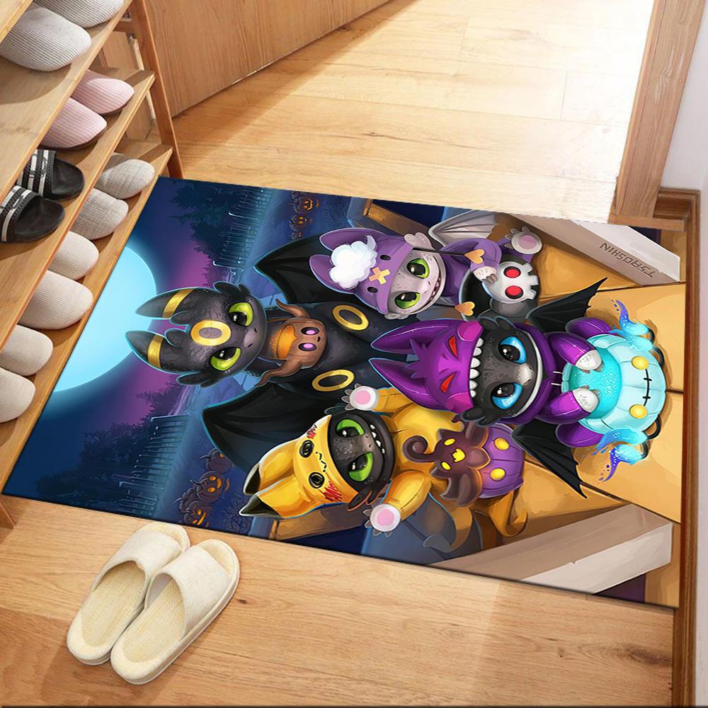 Halloween Night Creatures Square rugs are a great choice for living rooms, bedrooms, home décor, and as gifts.