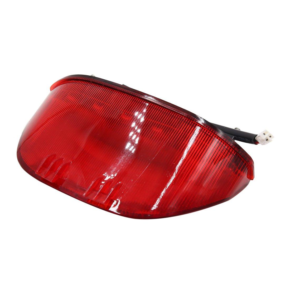 uxcell Motorcycle Taillight for 03-06 Honda CBR600RR, Red Shell, 13.5V