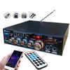 BT-309A-B Mini Audio Amplifier 35Wx2/Bluetooth USB SD FM AUX Mic Input with Echo/DC12V/AC220V Power Amp