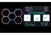 RGB Hexagonal Seven-Color Honeycomb Light for Garages, Gyms, Car Washes, E-sports Rooms, and More