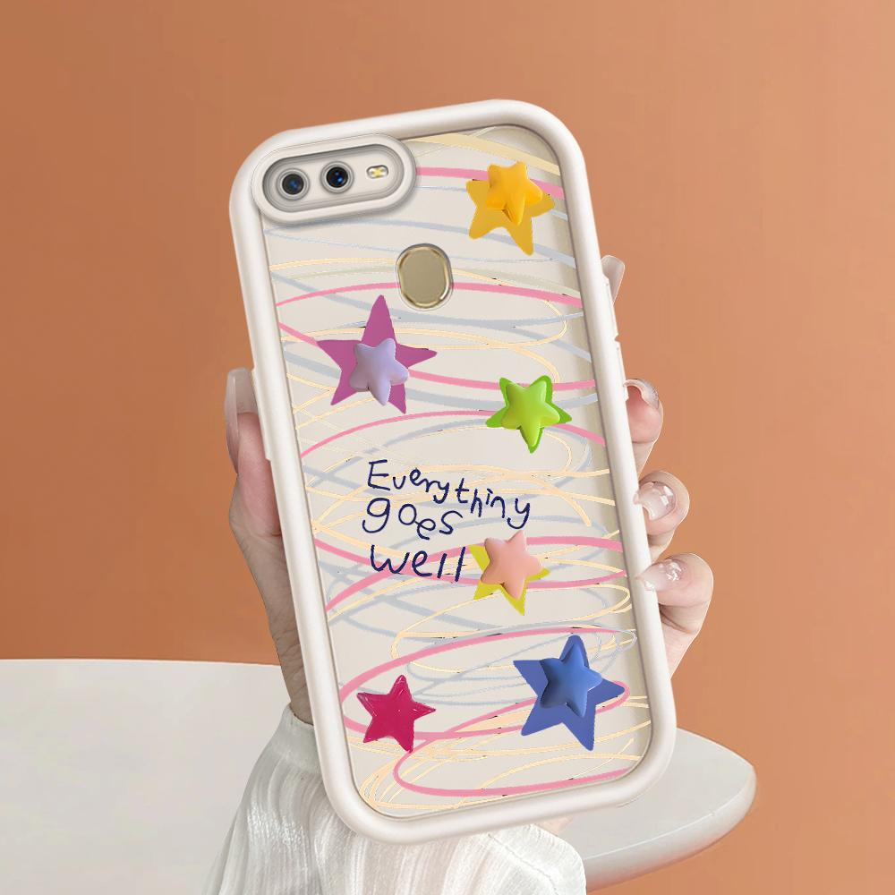 Coque de protection antichoc en silicone souple avec motif de dessin animé pour appareil photo OPPO Reno Realme OnePlus