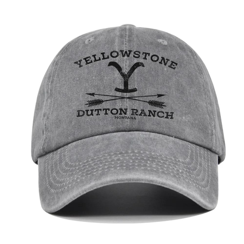 Baseball Cap Snapback Hat YELLOWSTONE Sun Hat Spring Autumn Baseball Cap Sport Hip Hop Fitted Cap Hats for Men Women