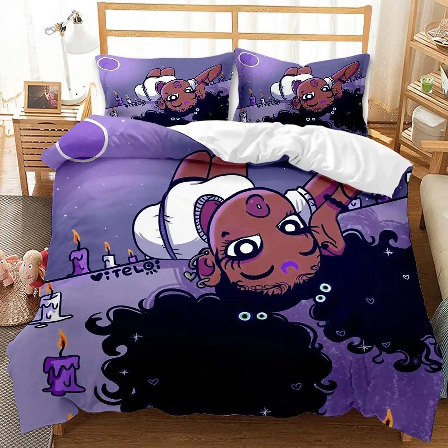 

Comforter Sexy Black Girl Lion African American Bedding Set Queen Wild Animals Lions Women Room Comforter 3Pcs Sets Comforter (quilt)-EU Single(135*200cm)3pcs