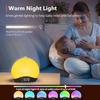 Top-Selling Bluetooth Ambient Light Alarm Clock with Sunrise Simulation and White Noise for Bedroom
