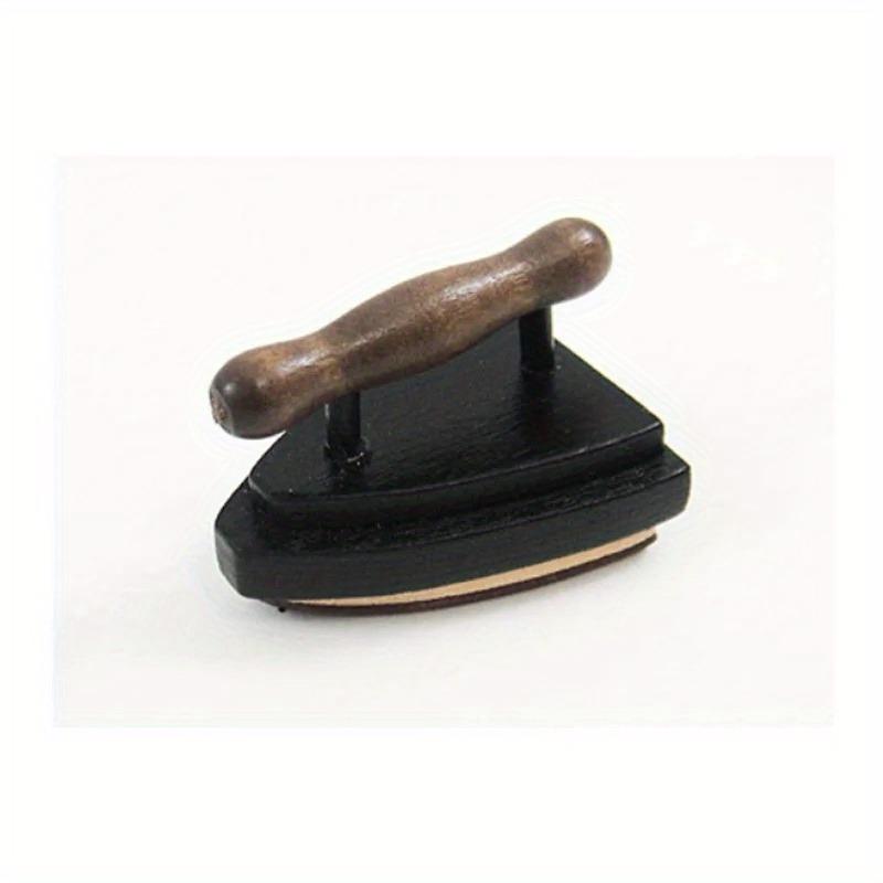 2 SZT. Francuski Drewniany Stempel Dziękuję Kształt Żelazka Artykuły Papiernicze DIY Scrapbook Dziennik Dekoracja Stemple Gumowe Rękodzieło Handmade, Nowość Ite