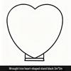 Heart-Shaped Wedding Arch Balloon Stand for Proposals and Valentine's Decor