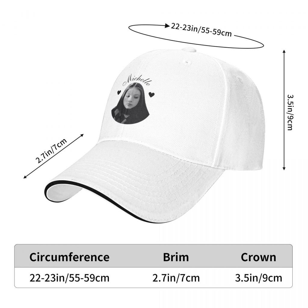 Baseball Caps Michelle Trachtenberg Georgina RIP Casquette Unisex Casual Summer Caps