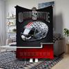 Vintage Ohio State Logo Graphic Blanket Camping Trip Sofa Blanket Air Conditioning Blanket Outdoor Plush Blanket Sheet